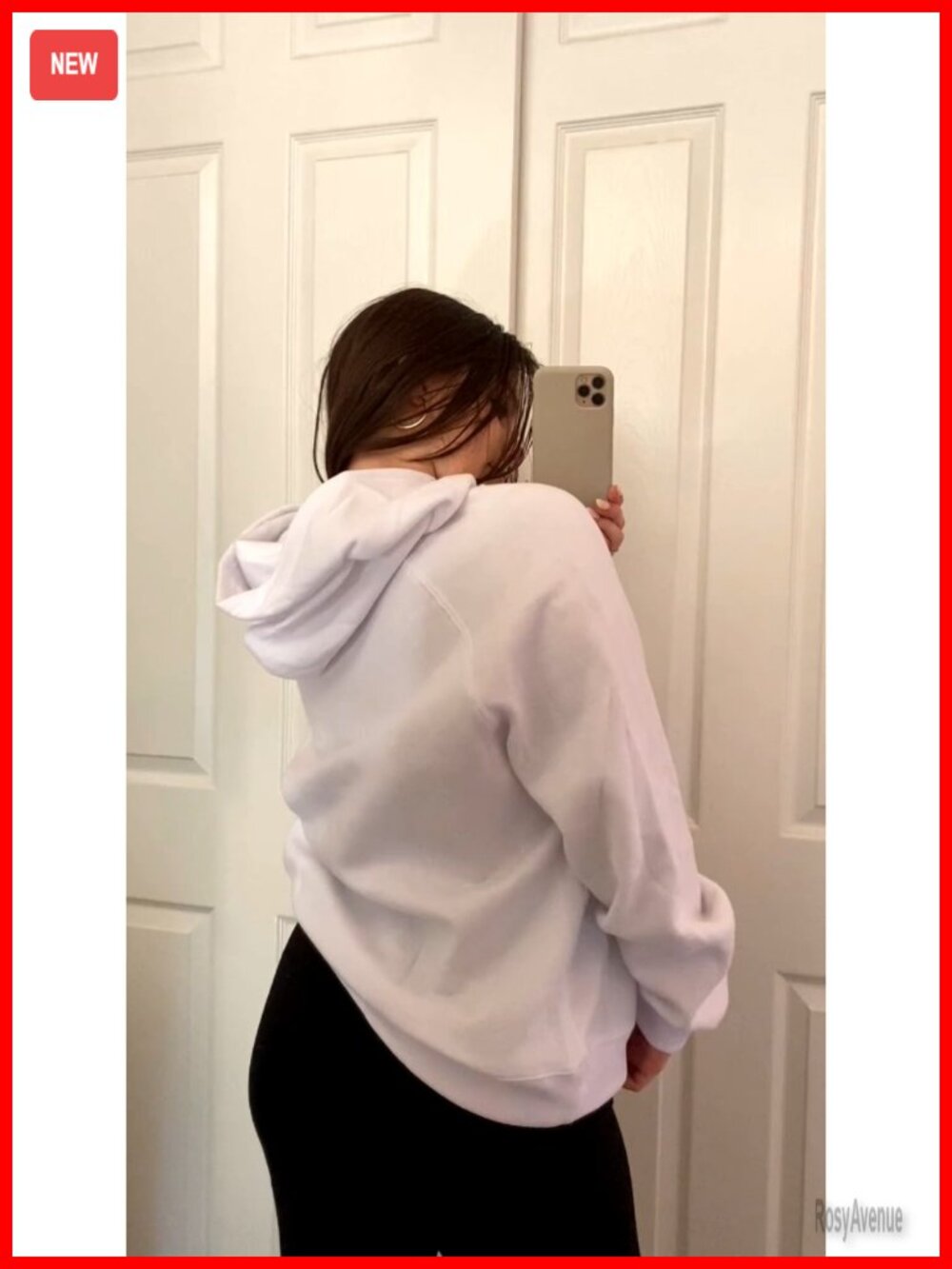 Women's Pullover Hoodie Sweatshirt Kangaroo Pocket Long Sleeve Fleece Basic - Picture 6 of 6